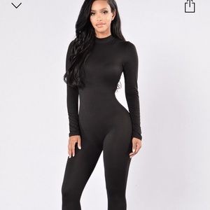 Fashion Nova Frisky Feline Jumpsuit